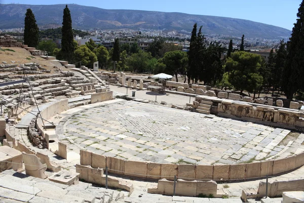Dionysus의 극장의 유적 — 스톡 사진