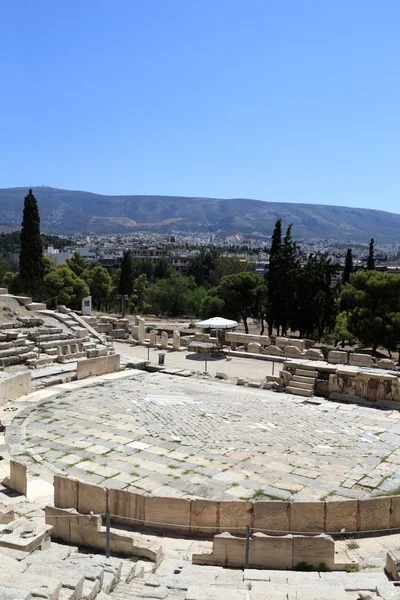 Vista del Teatro de Dionisio — Foto de Stock