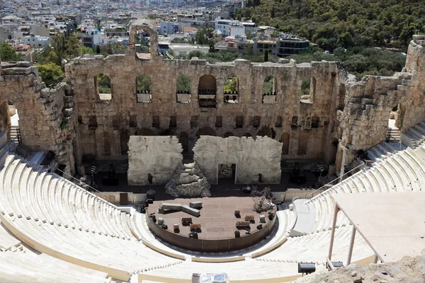 Odeon Heroda Attyka — Zdjęcie stockowe