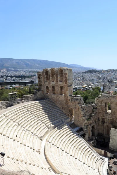 Sten theatre odeon av herodes atticus — Stockfoto