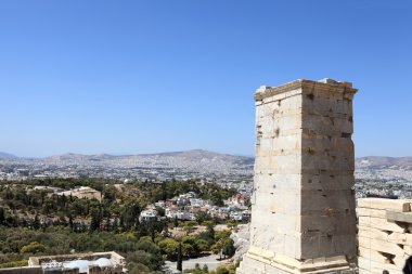 Akropol propylaea agrippa Kulesi manzara