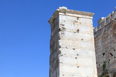 Akropol propylaea agrippa Kulesi bir parçası