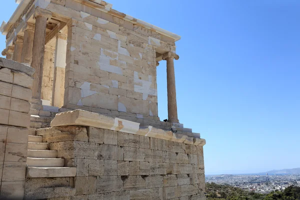 Detalhe do templo de Athena Nike — Fotografia de Stock