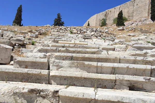 Détails du Théâtre d'Athènes de Dionysos — Photo