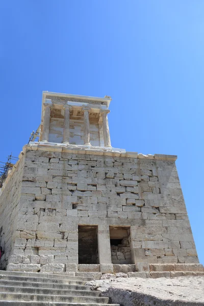Facciata del tempio di Atena Nike — Foto Stock