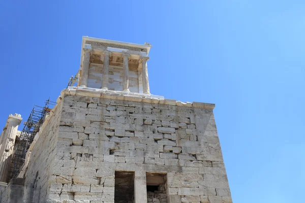 Краєвид з храм Ніки Аптерос — стокове фото