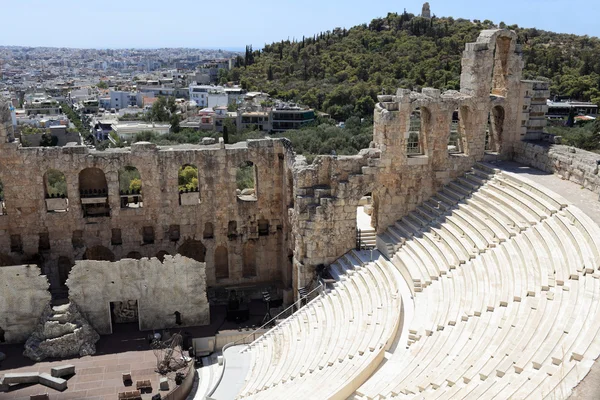 Blick auf das Odeon des herodes atticus — Stockfoto