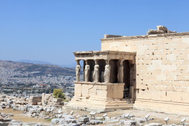 Erekhtheion antik Yunan tapınağı parçası