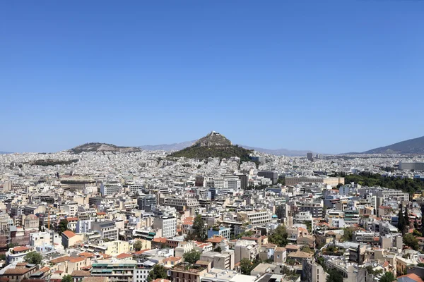 Skyline di Lycabettus collina — Foto Stock