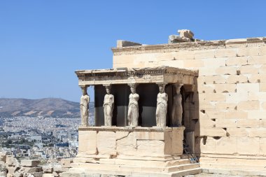 Erekhtheion Yunan tapınağı parçası