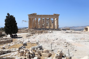 parthenon görünümünü