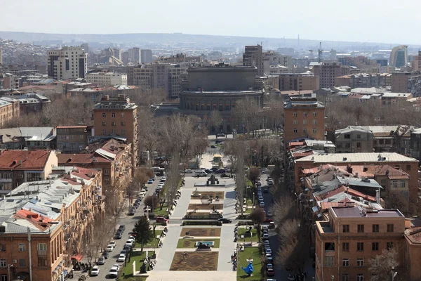 Utsikt över Jerevan Från Kaskad — Stockfoto