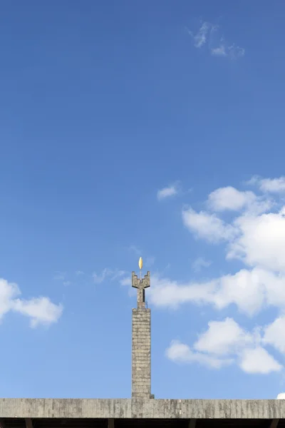 Pomnik na szczycie kaskada w Erywaniu — Zdjęcie stockowe