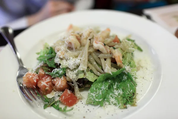 Prato de salada de frutos do mar — Fotografia de Stock