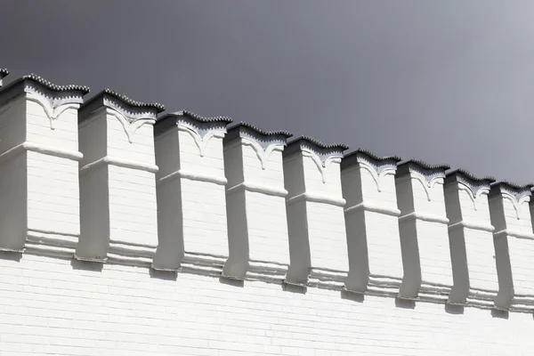 White fence of monastery — Stock Photo, Image