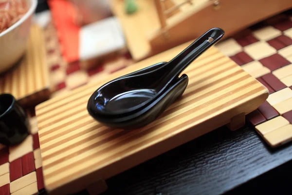 Cucchiaio nero — Foto Stock