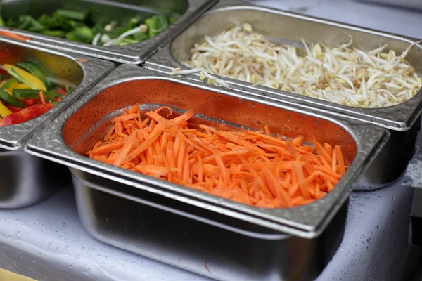 Cenouras picadas — Fotografia de Stock