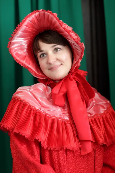 Girl in red — Stock Photo, Image