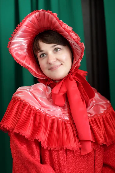 Meisje in rood — Stockfoto