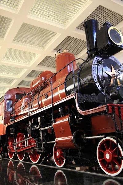 Velha locomotiva soviética — Fotografia de Stock