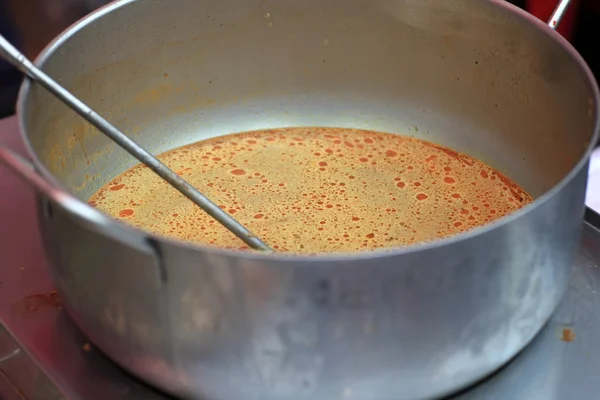 Cozinhar de sopa de tom yum — Fotografia de Stock