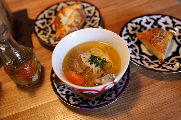 Shurpa soup — Stock Image Shurpa soup Stock Image
