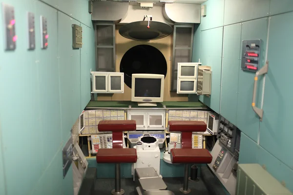 Interior da estação espacial de mir — Fotografia de Stock