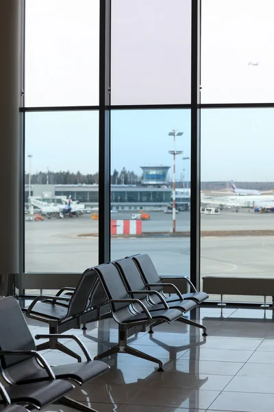 Asientos en aeropuerto — Foto de Stock