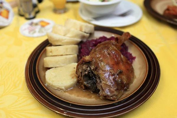 Pato asado con miel — Foto de Stock