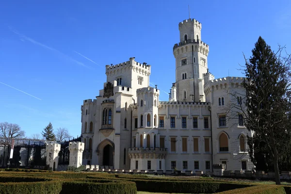 Zamek w miejscowości Hluboká nad vltavou — Zdjęcie stockowe
