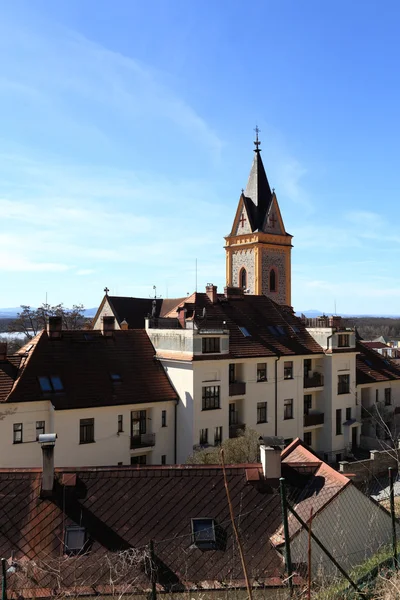 Vue de la ville de Hluboka nad Vltavou — Photo
