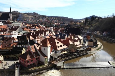 Cesky Krumlov manzarası