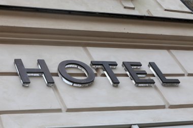 Hotel sign duvar