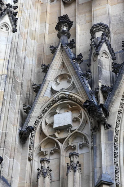 Wall of St. Vitus Cathedral — Stock Photo, Image