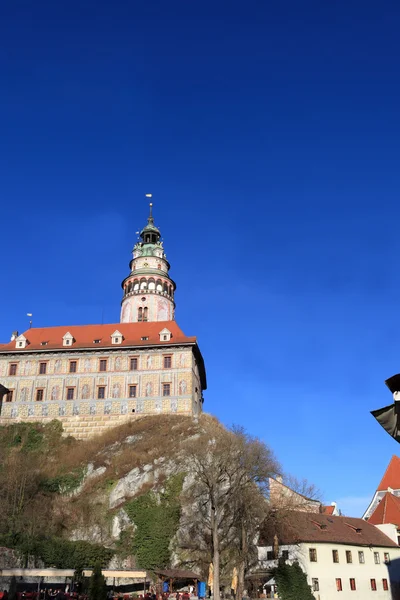 Lado do castelo de Cesky Krumlov — Fotografia de Stock