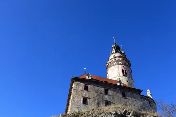 Башня замка Чески Крумлов — стоковое фото