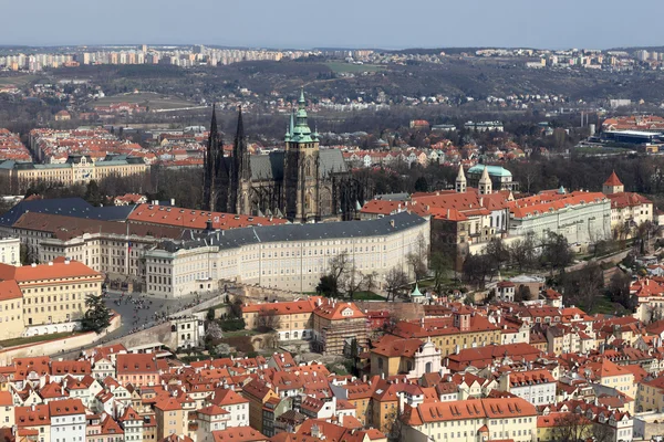 Táj a Szent Vitus-székesegyház — Stock Fotó