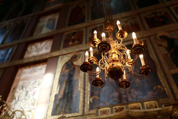 Vista Araña Iglesia Ortodoxa Rusa Moscú Rusia — Foto de Stock