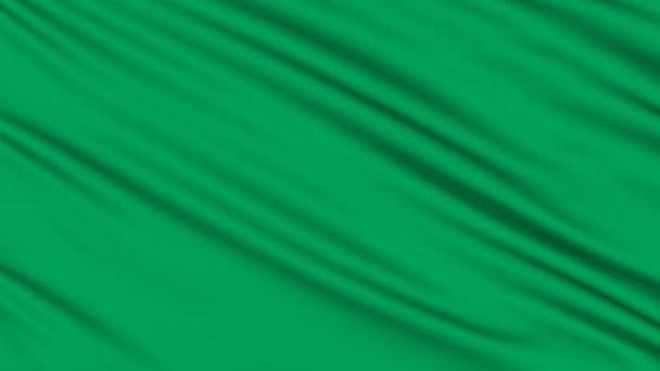 Drapeau libyen, avec la structure réelle d'un tissu 