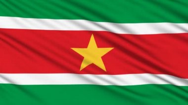 Surinam bayrakla bir kumaş'ın gerçek yapısını
