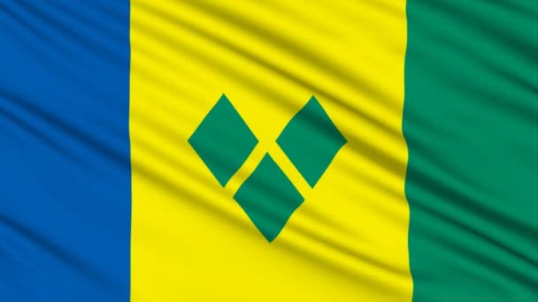 Drapeau Saint-Vincent-et-les Grenadines — Video