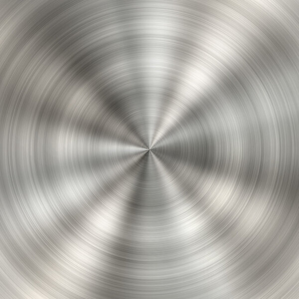 Circular metal brushed texture