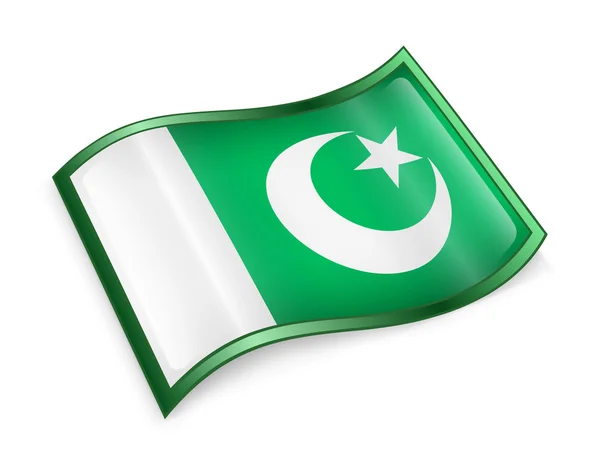 Bandera de Pakistán Icono — Foto de Stock