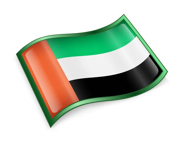 Icona Bandiera Emirati Arabi Uniti — Foto Stock