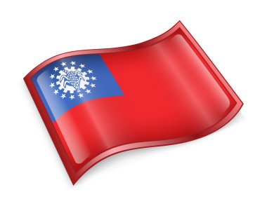Myanmar bayrağı simgesi.