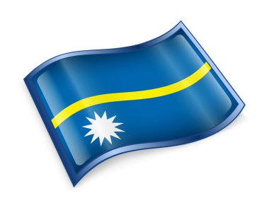 Nauru bayrak simgesi.