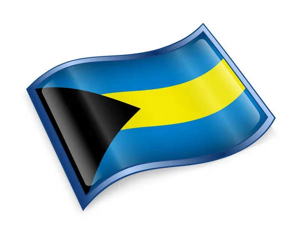 Bahamas Flag Icon. — Stock Photo, Image