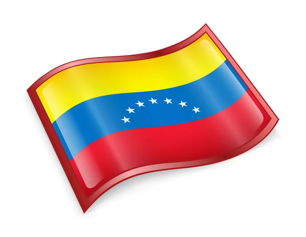 Venezuela Ícone da bandeira . — Fotografia de Stock