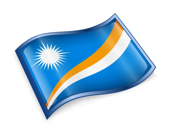 Marshall Islands Flag icon. — Stock Photo, Image