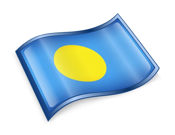 Palau flaga ikona. — Zdjęcie stockowe